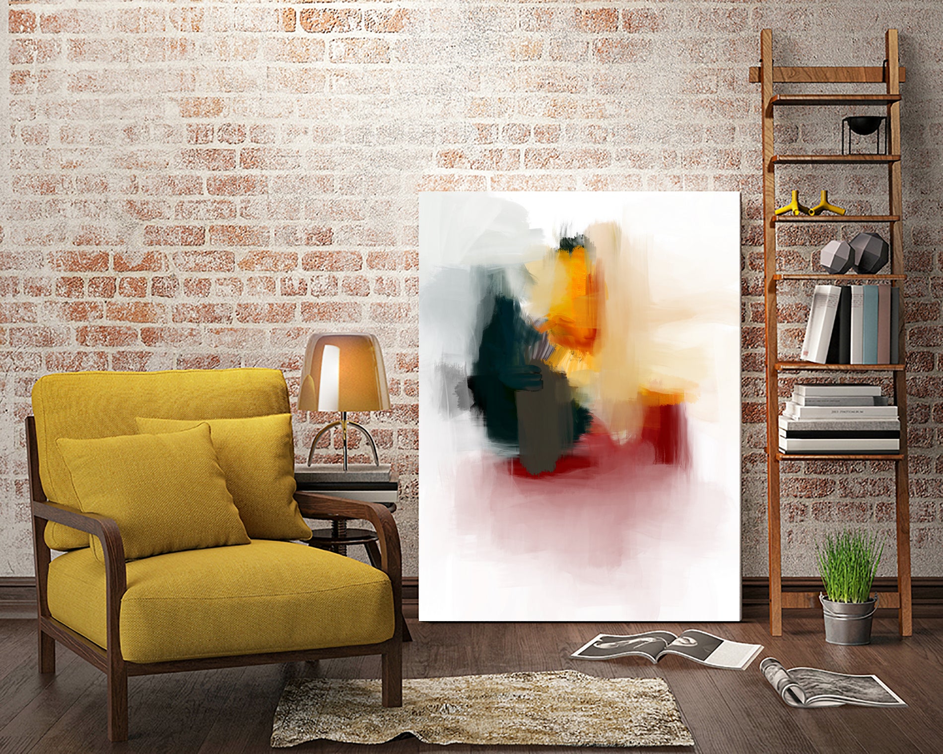 Colors & Colors by Art Tonial on GIANT ART - red