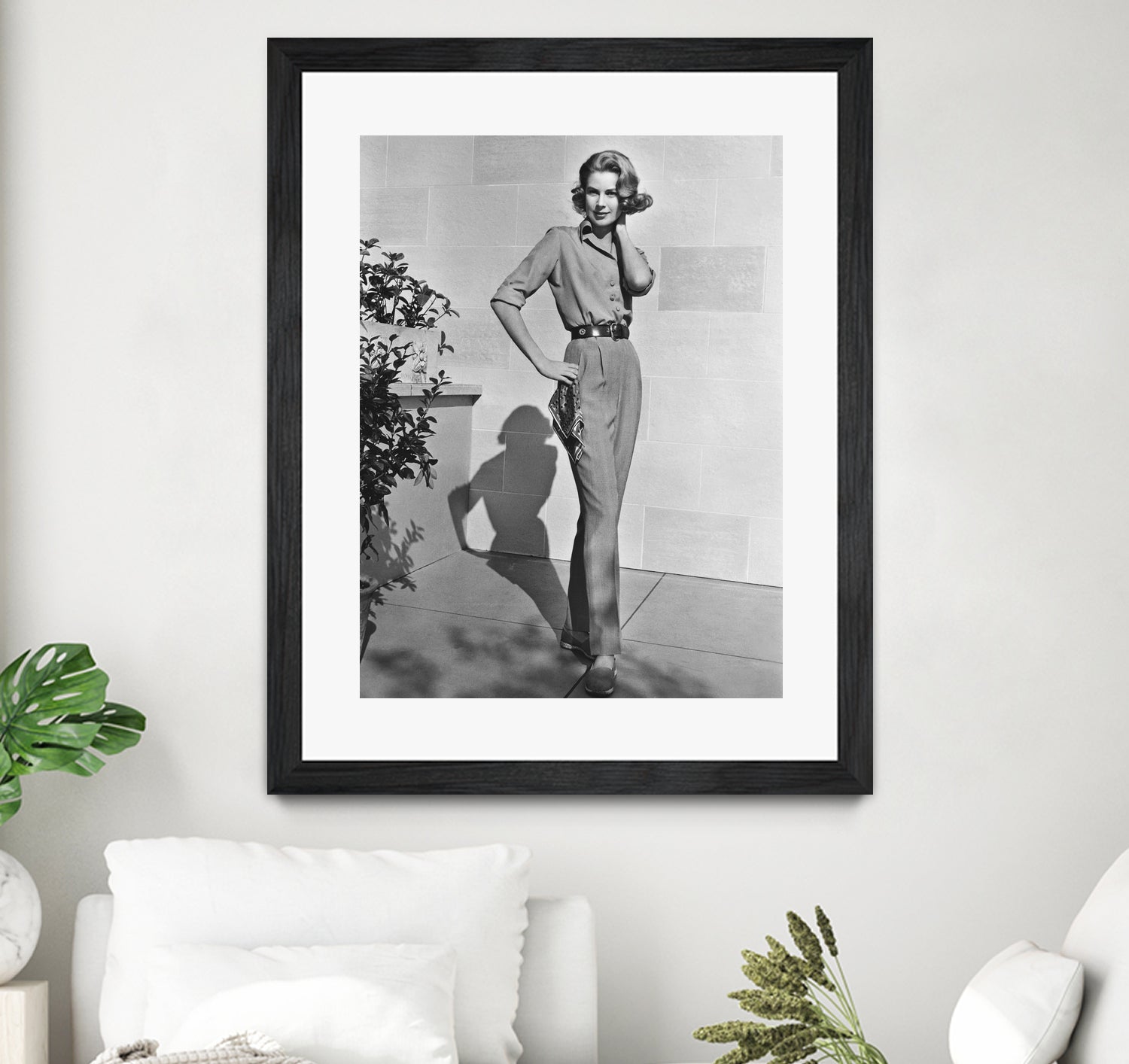 Grace Kelly (b/w photo) by BridgemanArt on GIANT ART - black and white actress