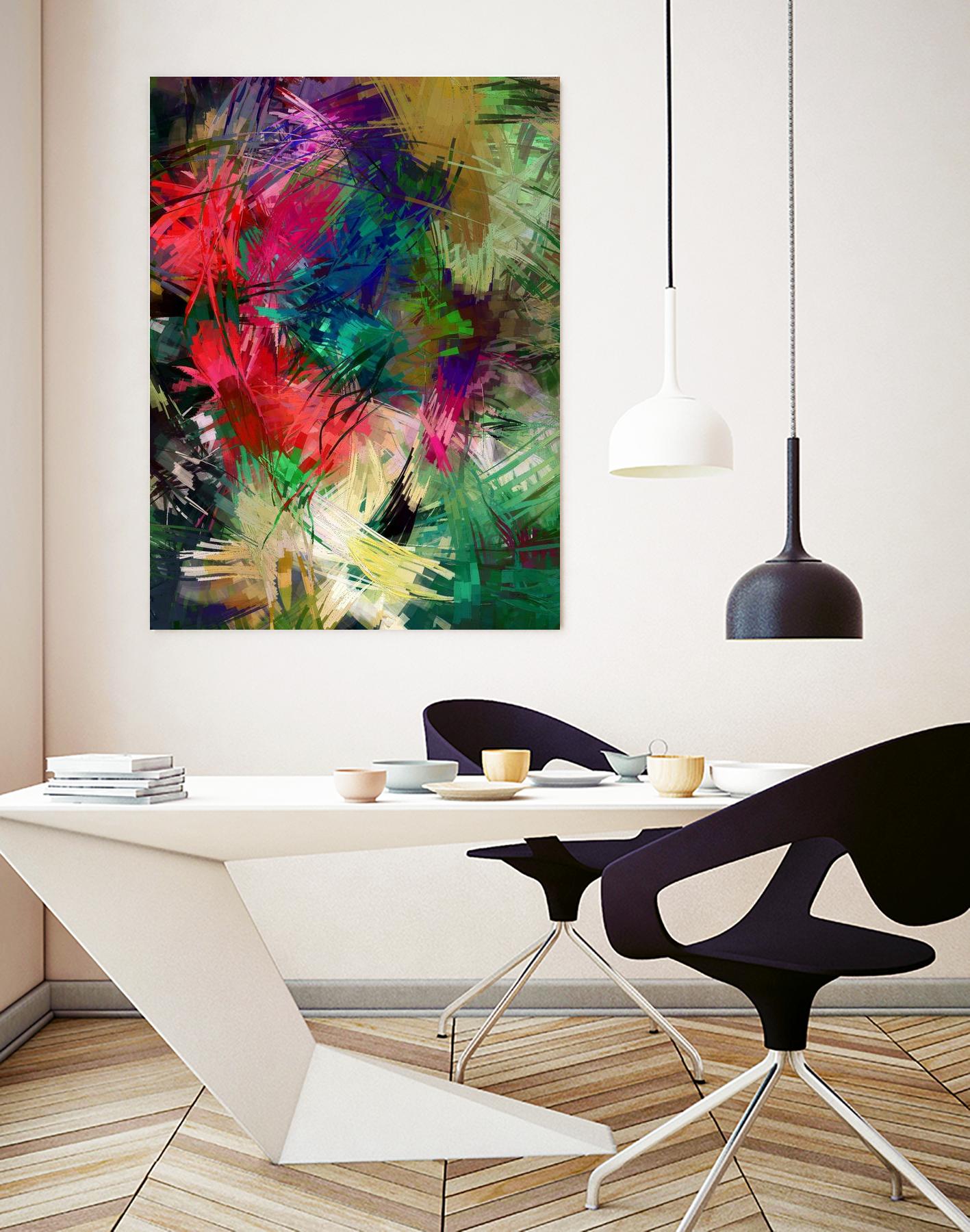 Throw Some Paint at the Wall by Patrick Gunderson on GIANT ART