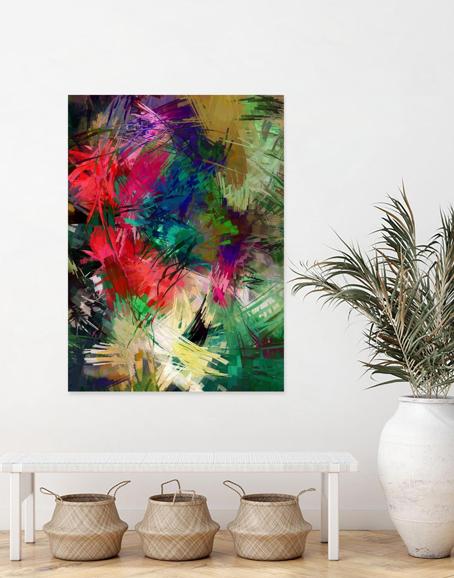 Throw Some Paint at the Wall by Patrick Gunderson on GIANT ART