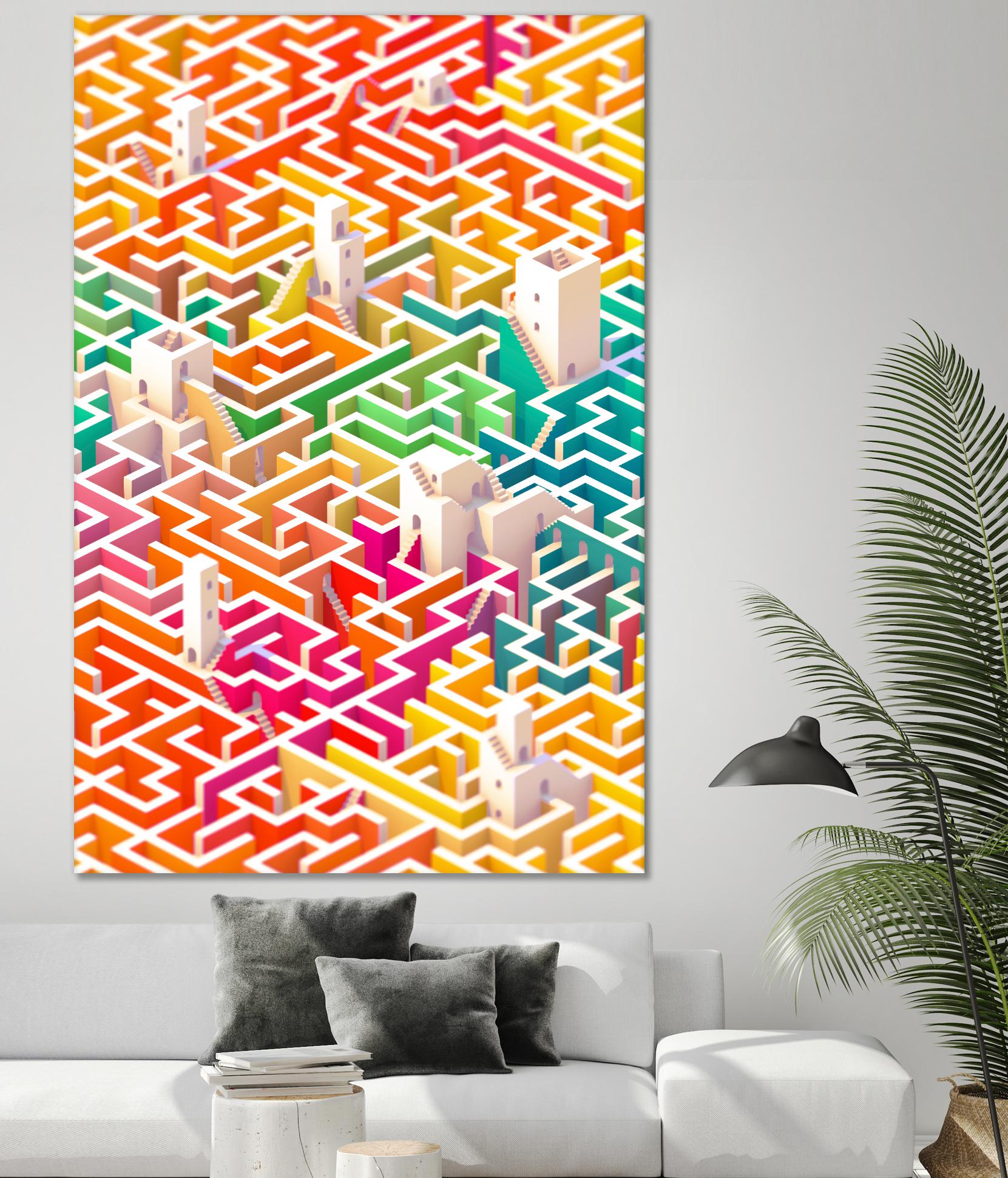 Neighbors by J.R. Schmidt on GIANT ART