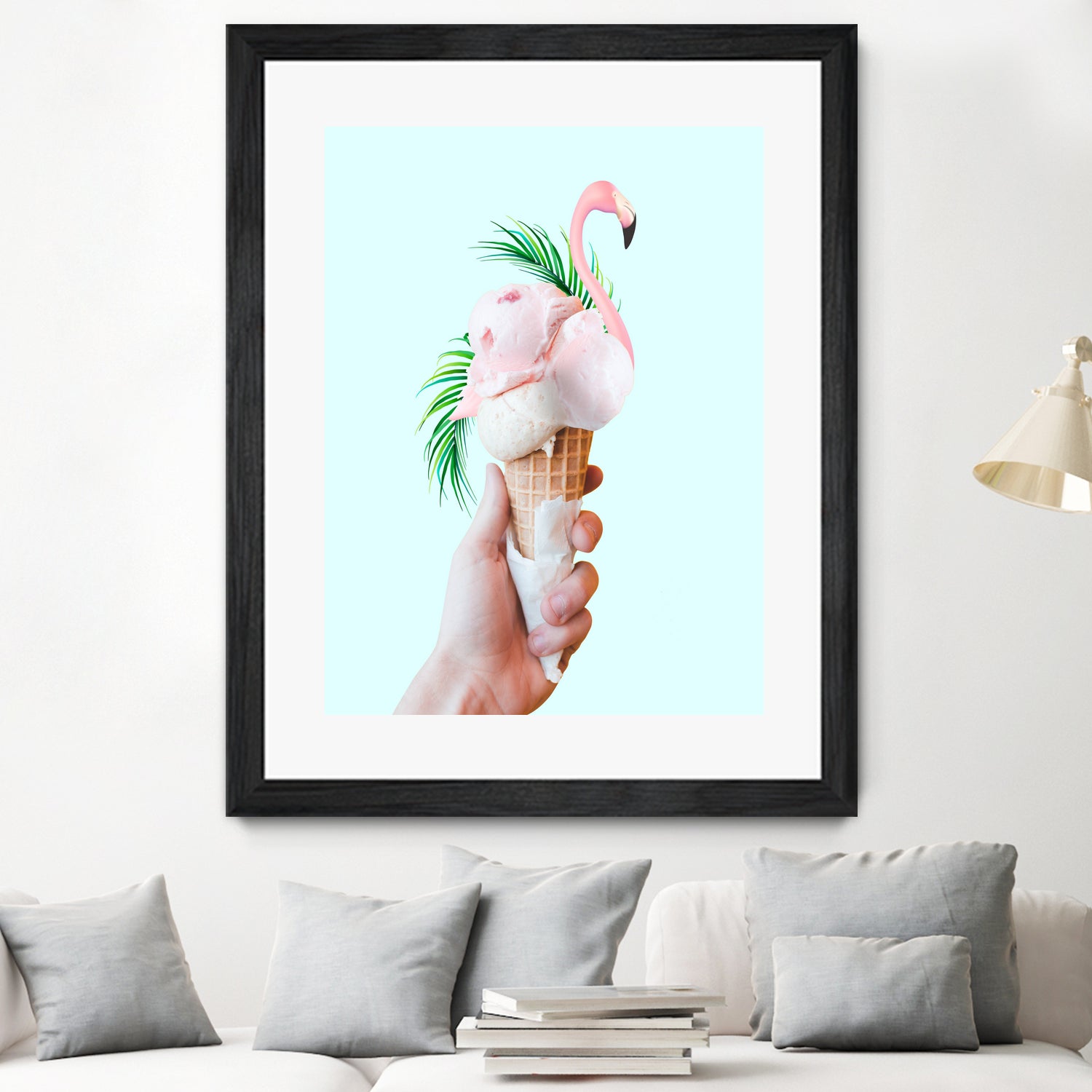Tropical Ice Cream by 83 oranges on GIANT ART - pink digital