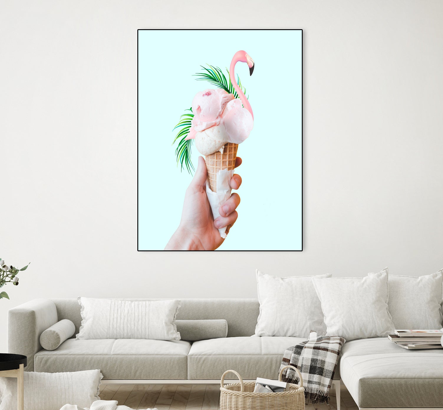 Tropical Ice Cream by 83 oranges on GIANT ART - pink digital
