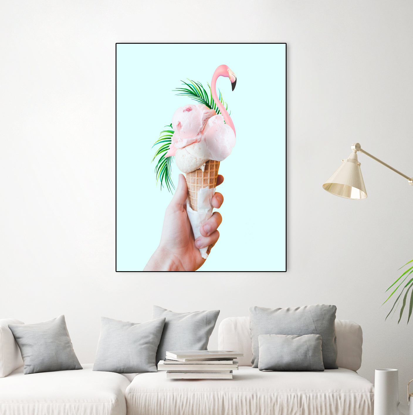 Tropical Ice Cream by 83 oranges on GIANT ART - pink digital