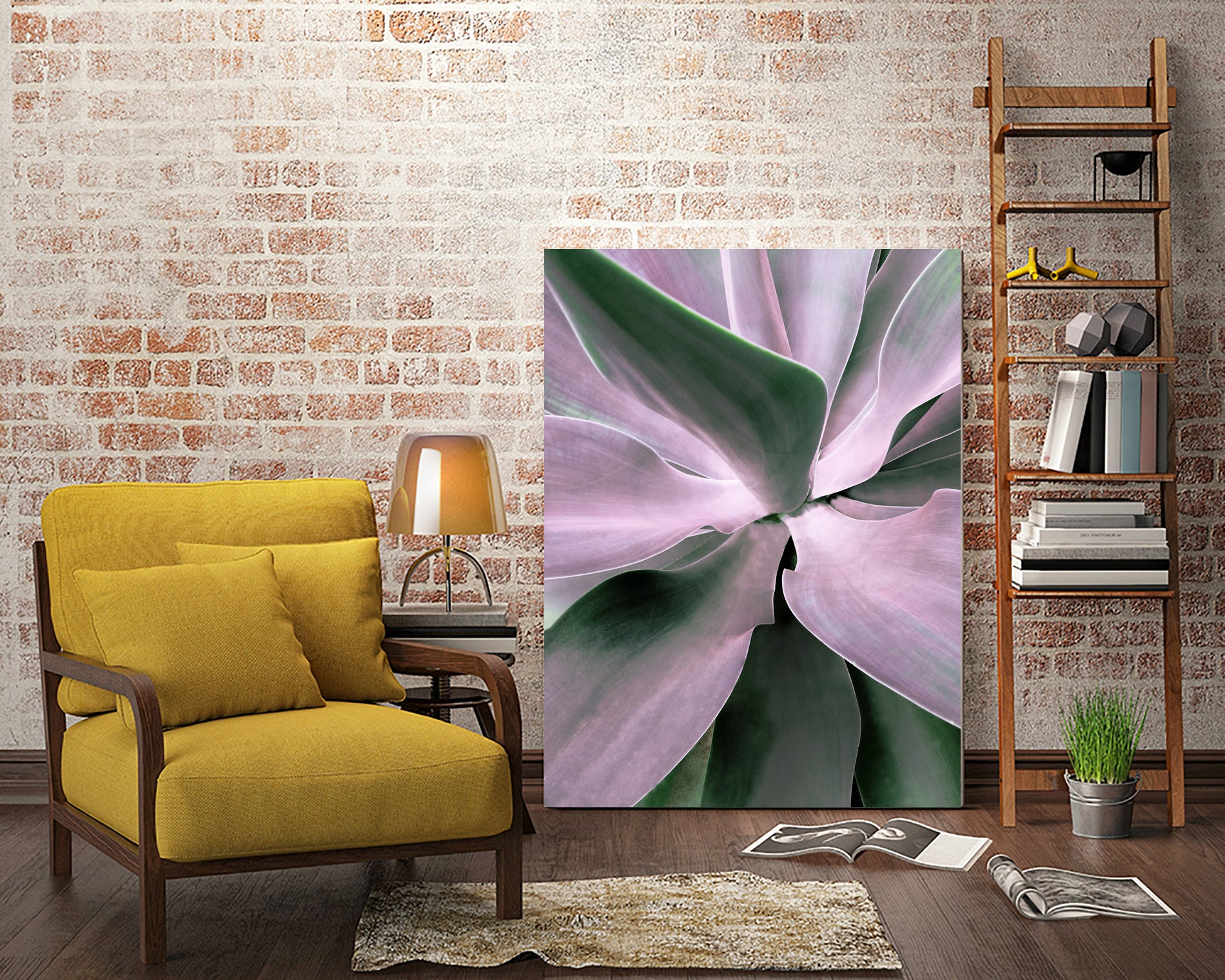 Agave by Caterina Lo Cicero on GIANT ART - pink pink
