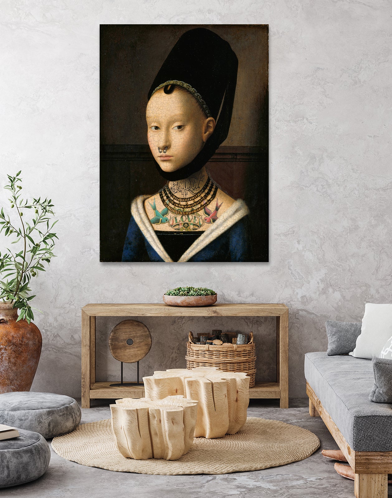 Young Woman by Caterina Lo Cicero on GIANT ART