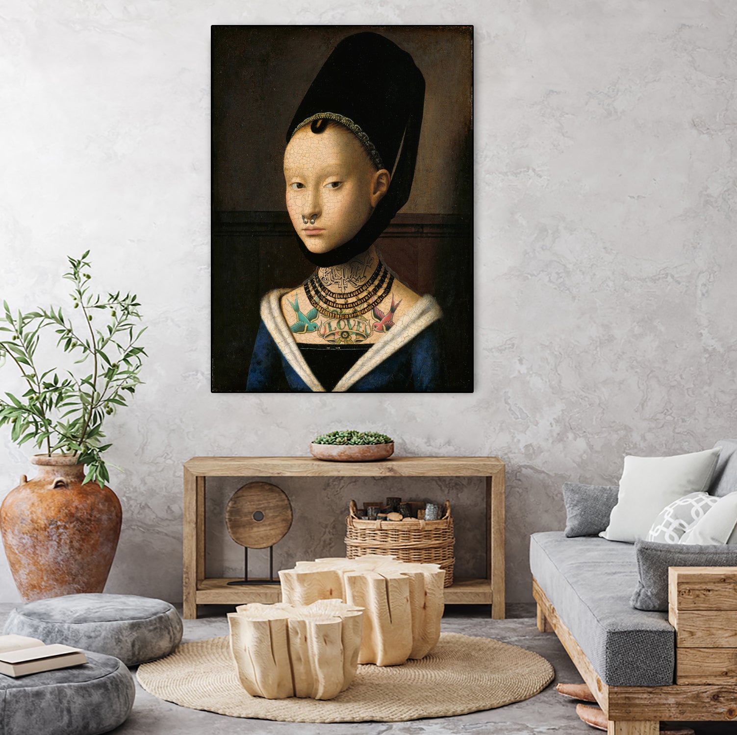 Young Woman by Caterina Lo Cicero on GIANT ART