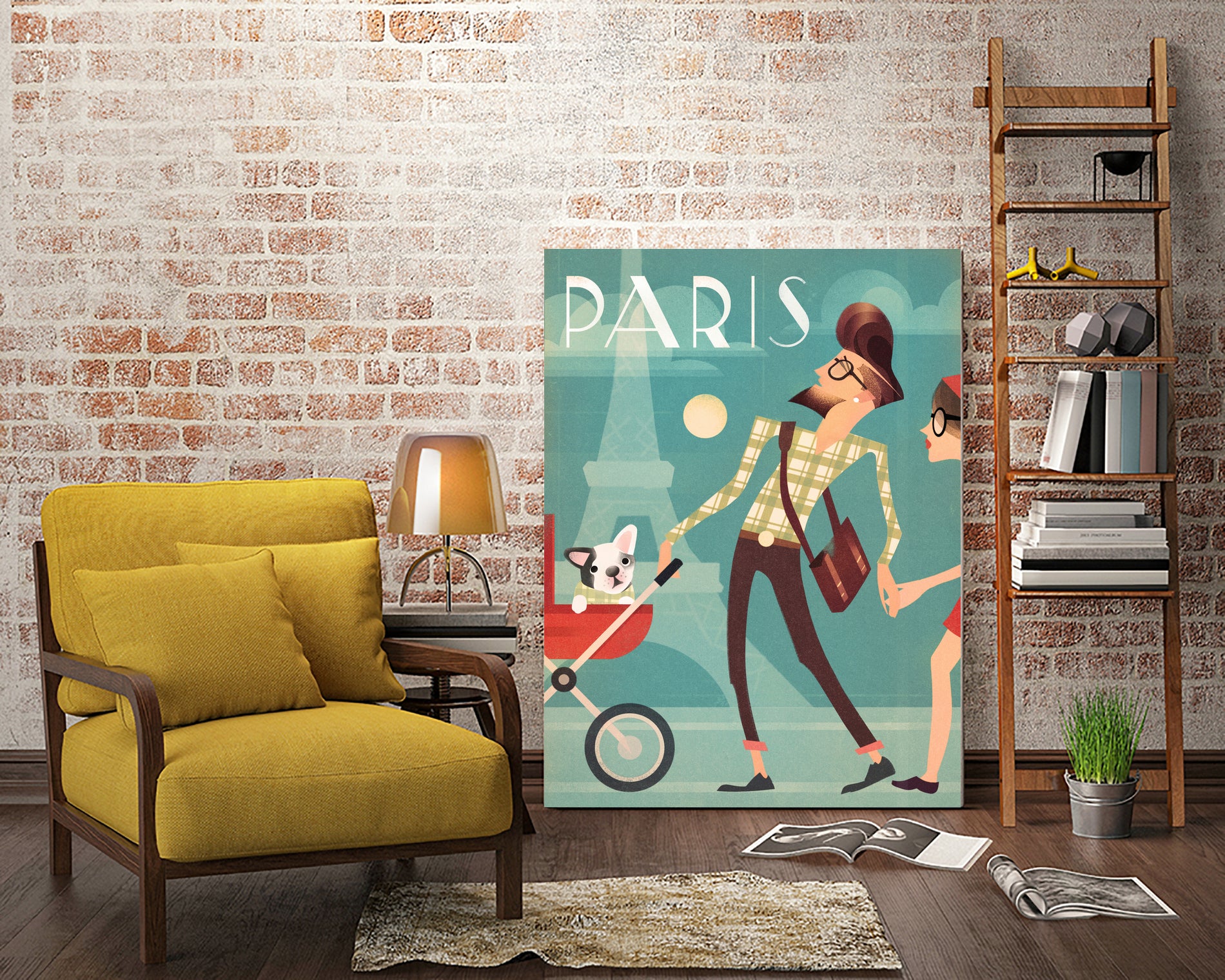 Paris Vintage Travel by Martin Wickstrom on GIANT ART