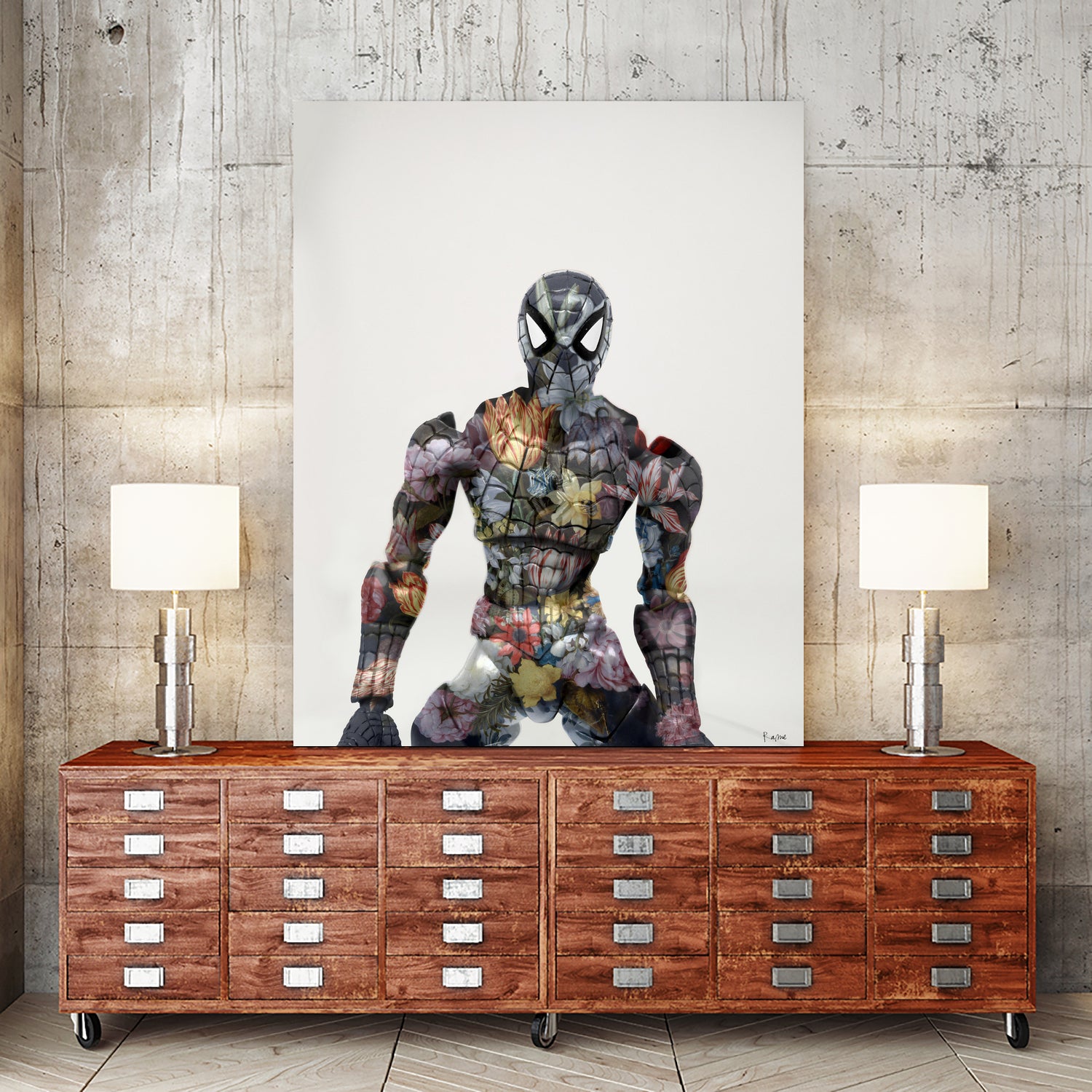 Botanical Spiderman by Caterina Lo Cicero  on GIANT ART