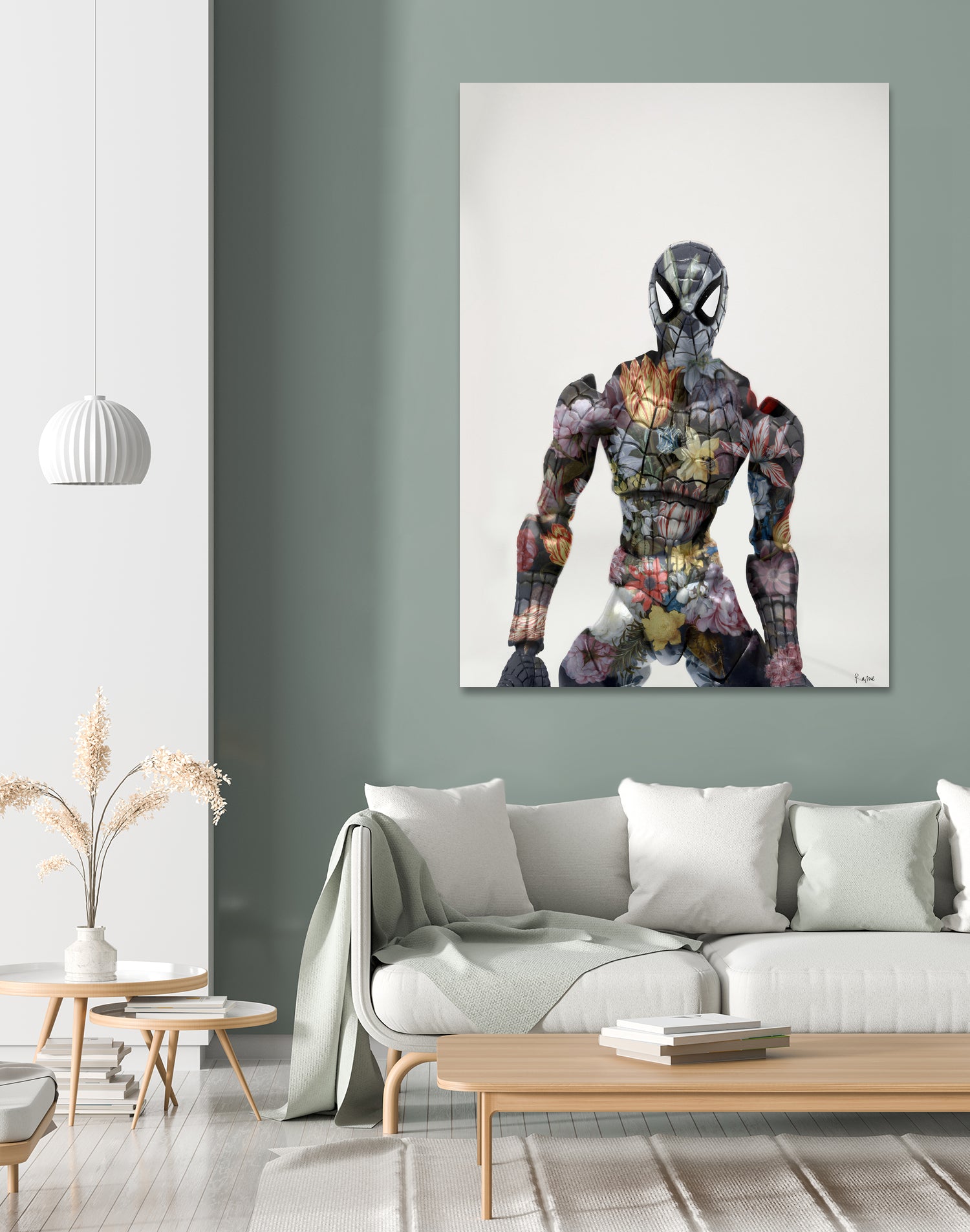 Botanical Spiderman by Caterina Lo Cicero  on GIANT ART