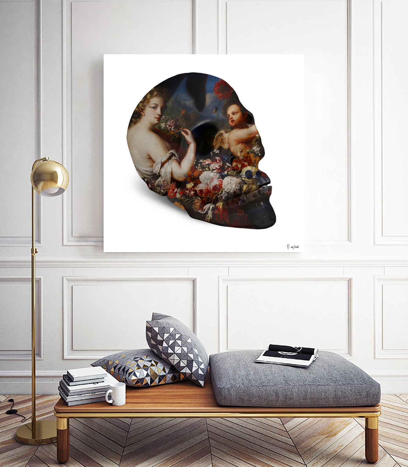 Skull by Caterina Lo Cicero  on GIANT ART