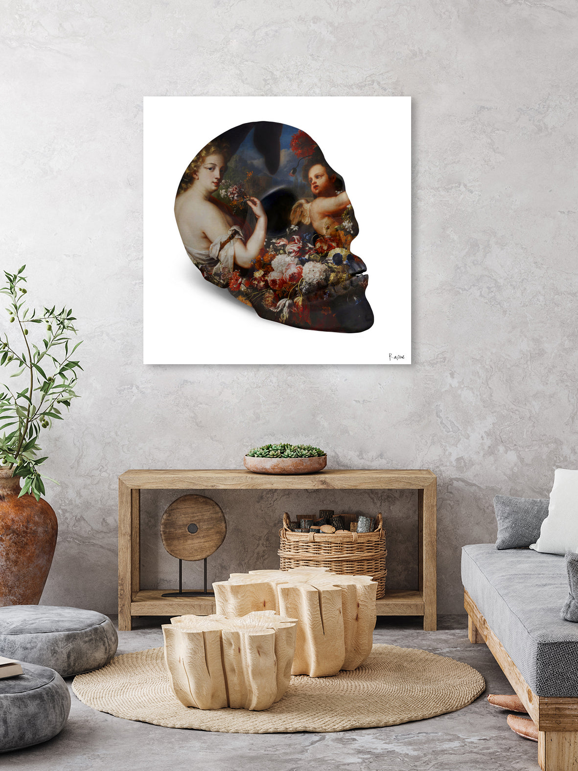 Skull by Caterina Lo Cicero  on GIANT ART