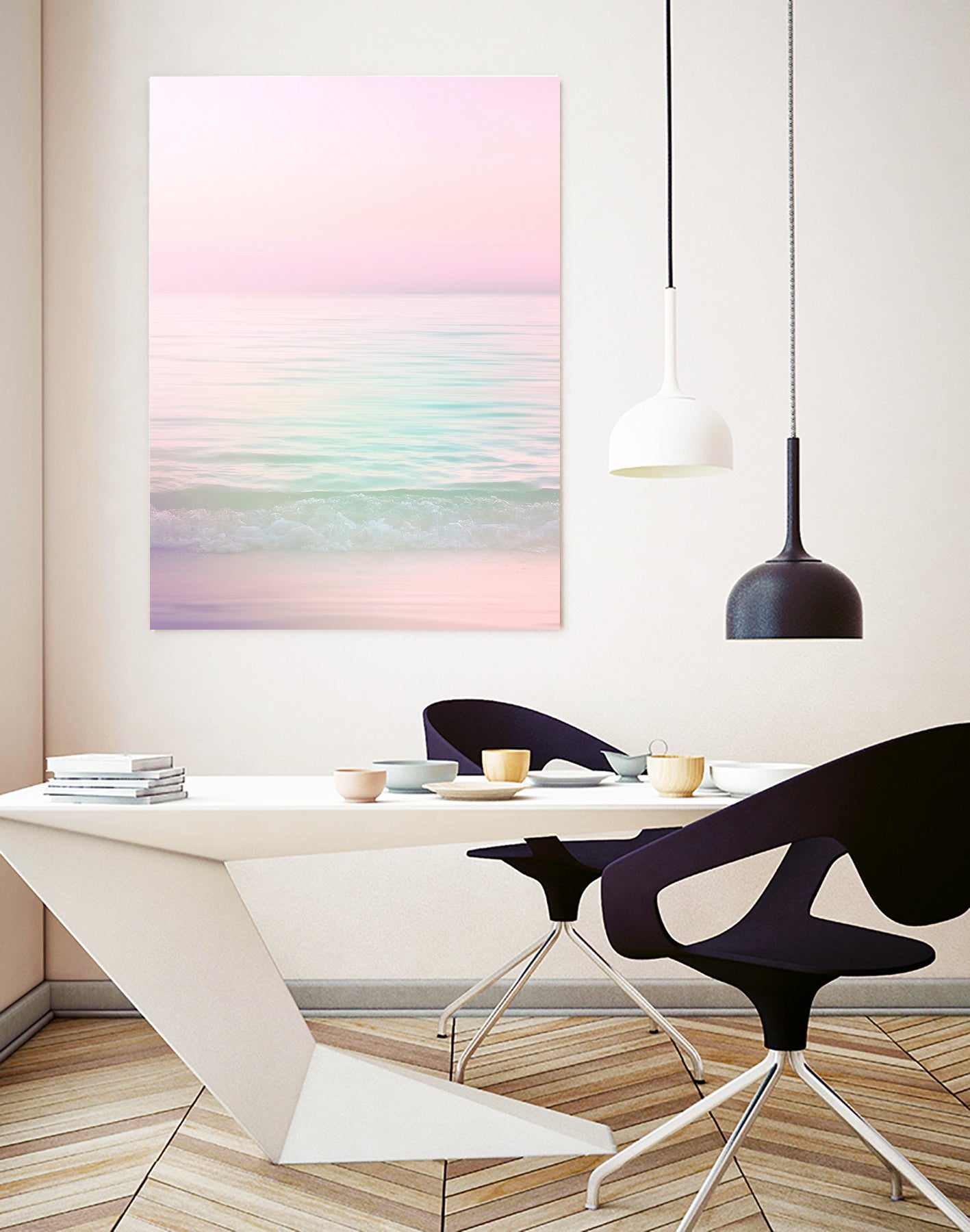 Day Dreamer by 83 orangs on GIANT ART - pink coastal