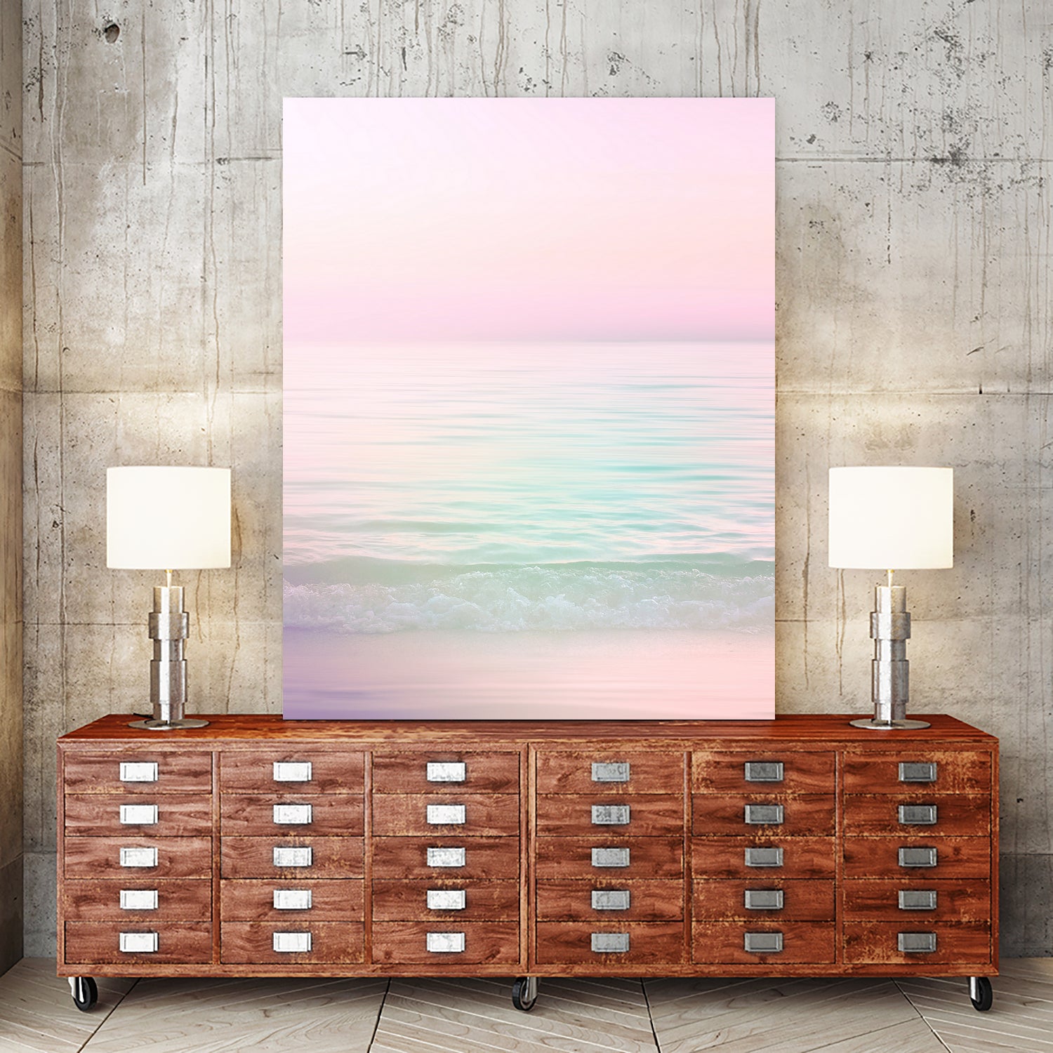 Day Dreamer by 83 orangs on GIANT ART - pink coastal