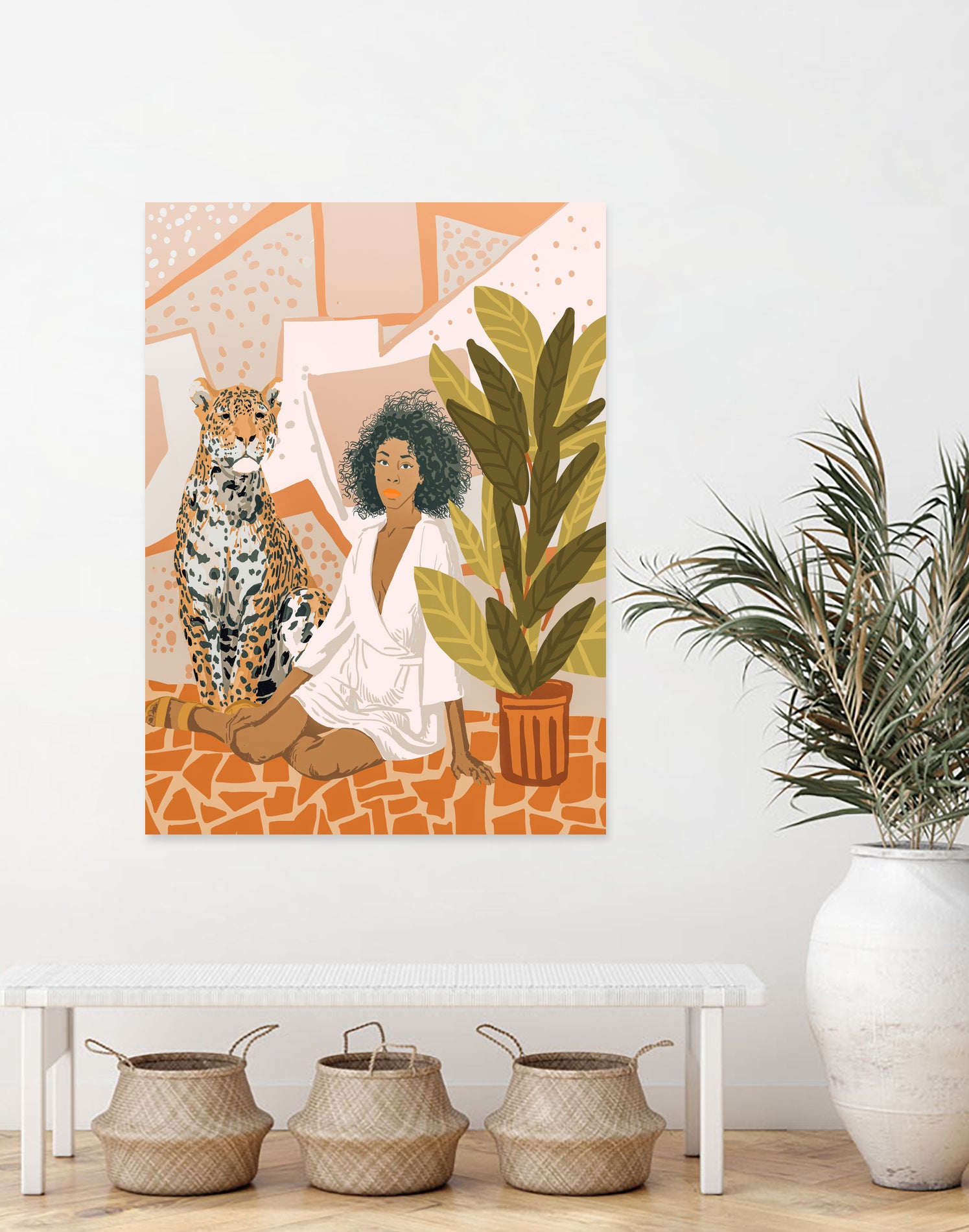 House Guest by 83 oranges on GIANT ART - brown digital