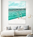 Break Away  by 83  Oranges on GIANT ART - bleu digital pool