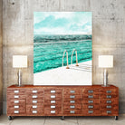 Break Away  by 83  Oranges on GIANT ART - bleu digital pool