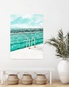 Break Away  by 83  Oranges on GIANT ART - bleu digital pool