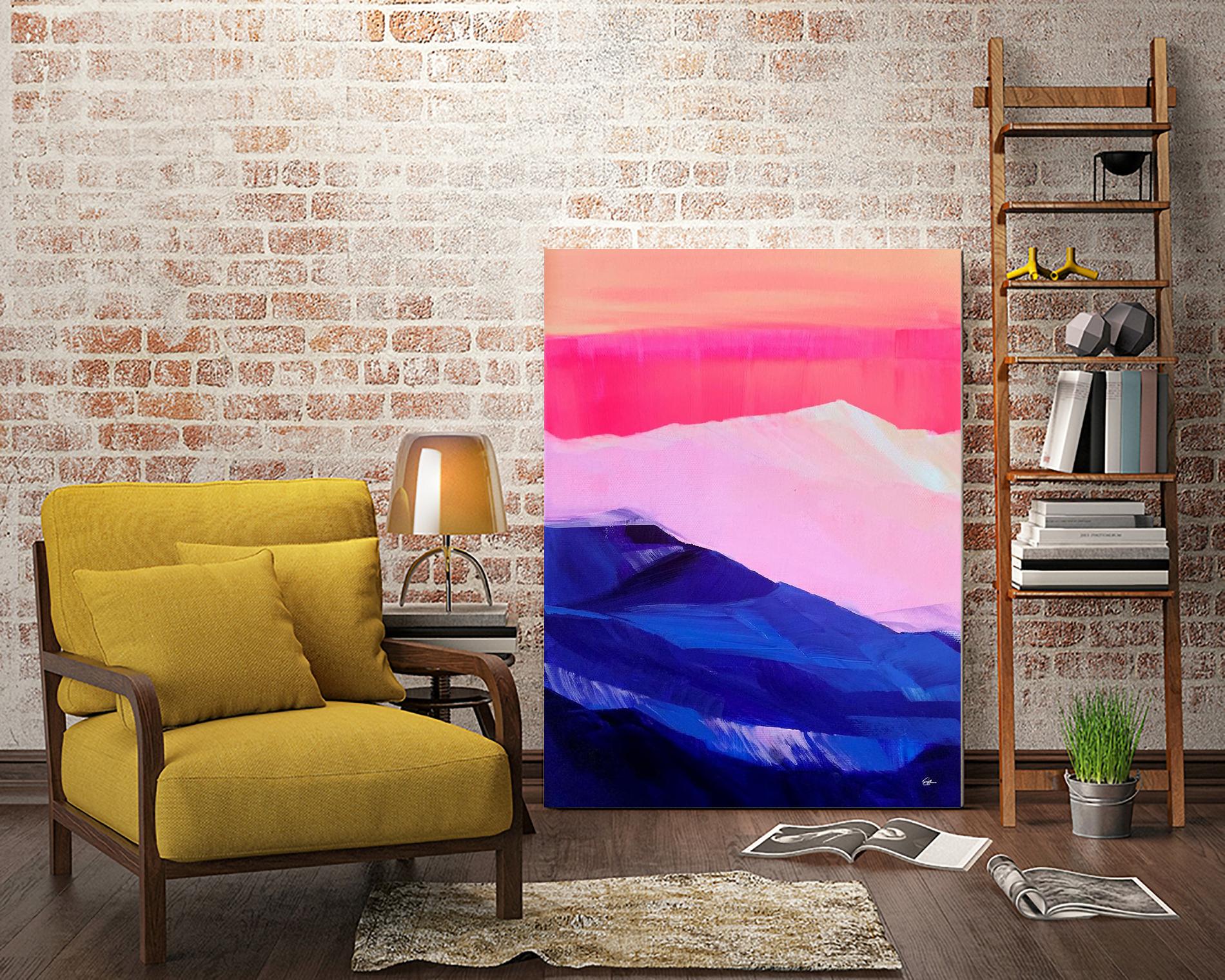 Hot Pink Morning by Sarah Capps on GIANT ART
