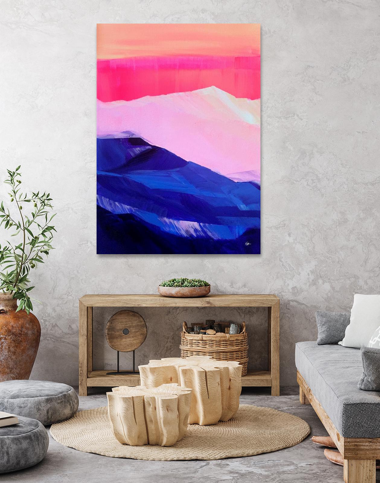 Hot Pink Morning by Sarah Capps on GIANT ART
