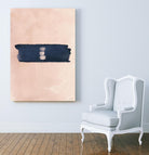 Blush & Navy Shapes II Contemporary Art Study by Nordic Print Studio on GIANT ART