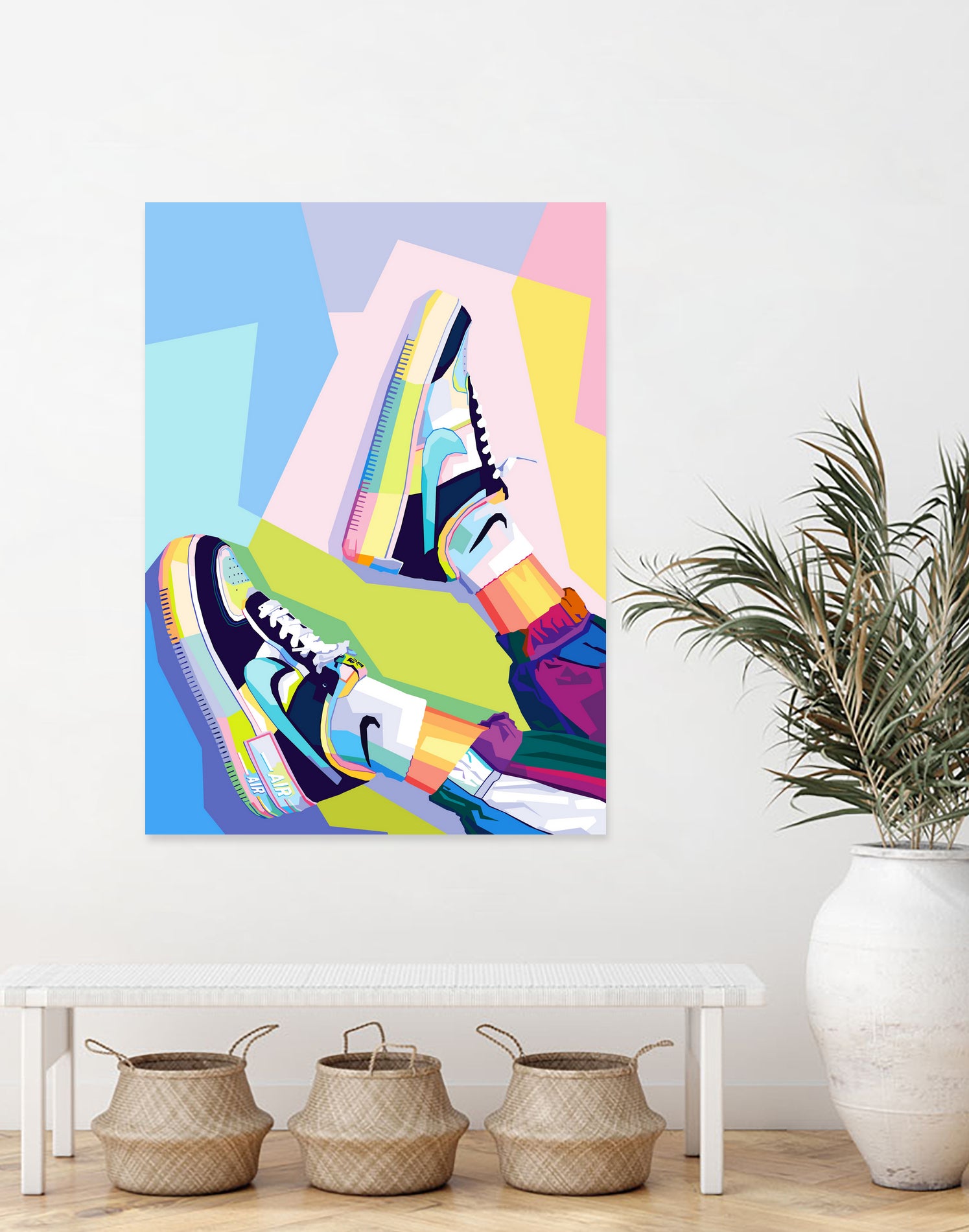 Nike Air Force 1s Pop Art by Noval Purnama on GIANT ART