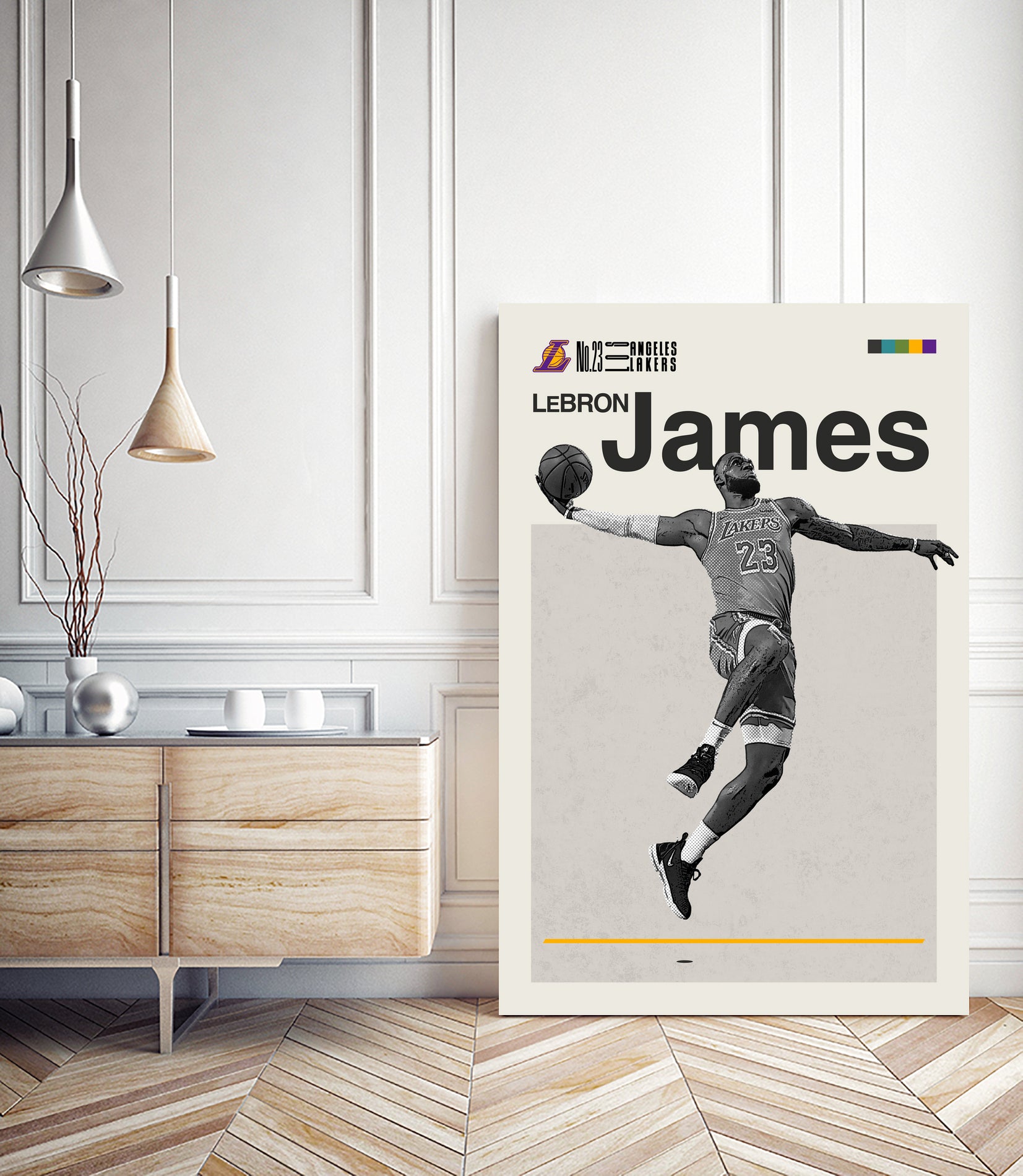 Lebron Classic by E. Qui on GIANT ART