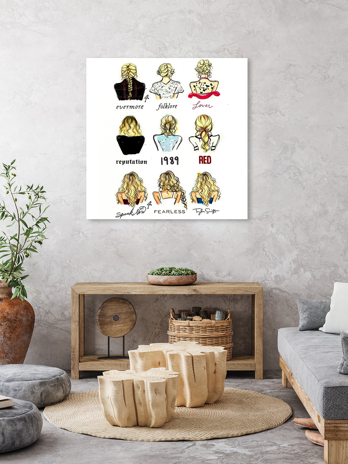 Taylor Swift Full Albums Poster by The Joker on GIANT ART