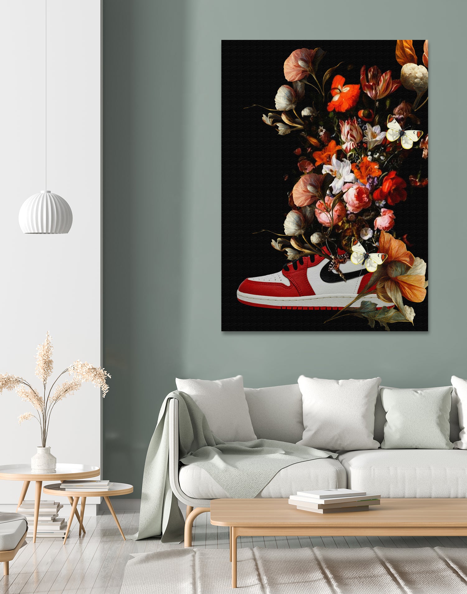 Air Jordan Flowers by Edson Ramos on GIANT ART