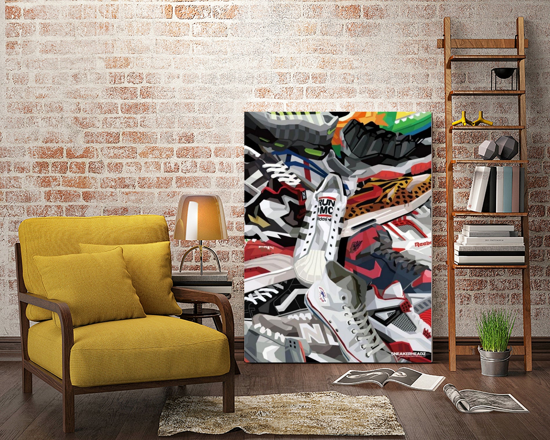Air Jordan Shoe Pile (Run DMC) by AJS on GIANT ART