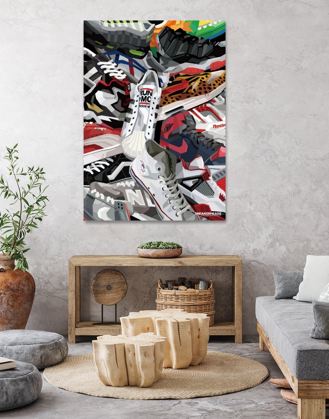 Air Jordan Shoe Pile (Run DMC) by AJS on GIANT ART