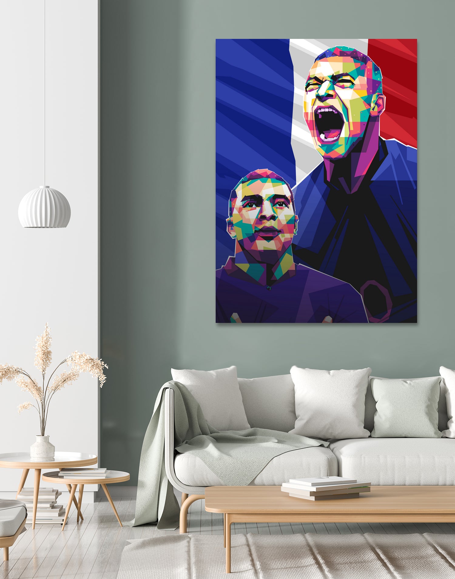 Kylian Mbappe pop art by Asran Vector on GIANT ART