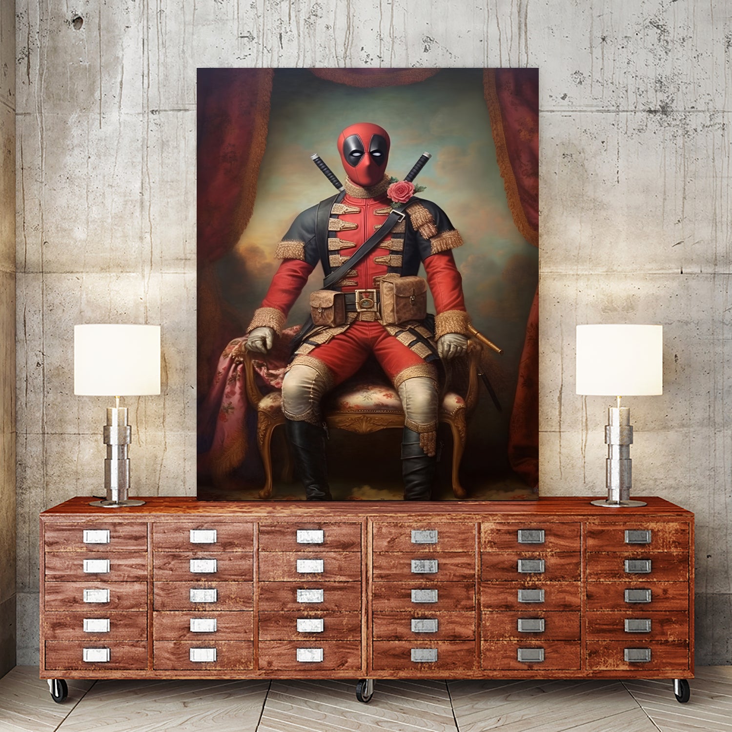 Deadpool Renaissiance by Edson Ramos on GIANT ART