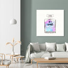 N.1 Cares Perfume-Watercolor by Oriana Cordero on GIANT ART - fuchsia digital drawing