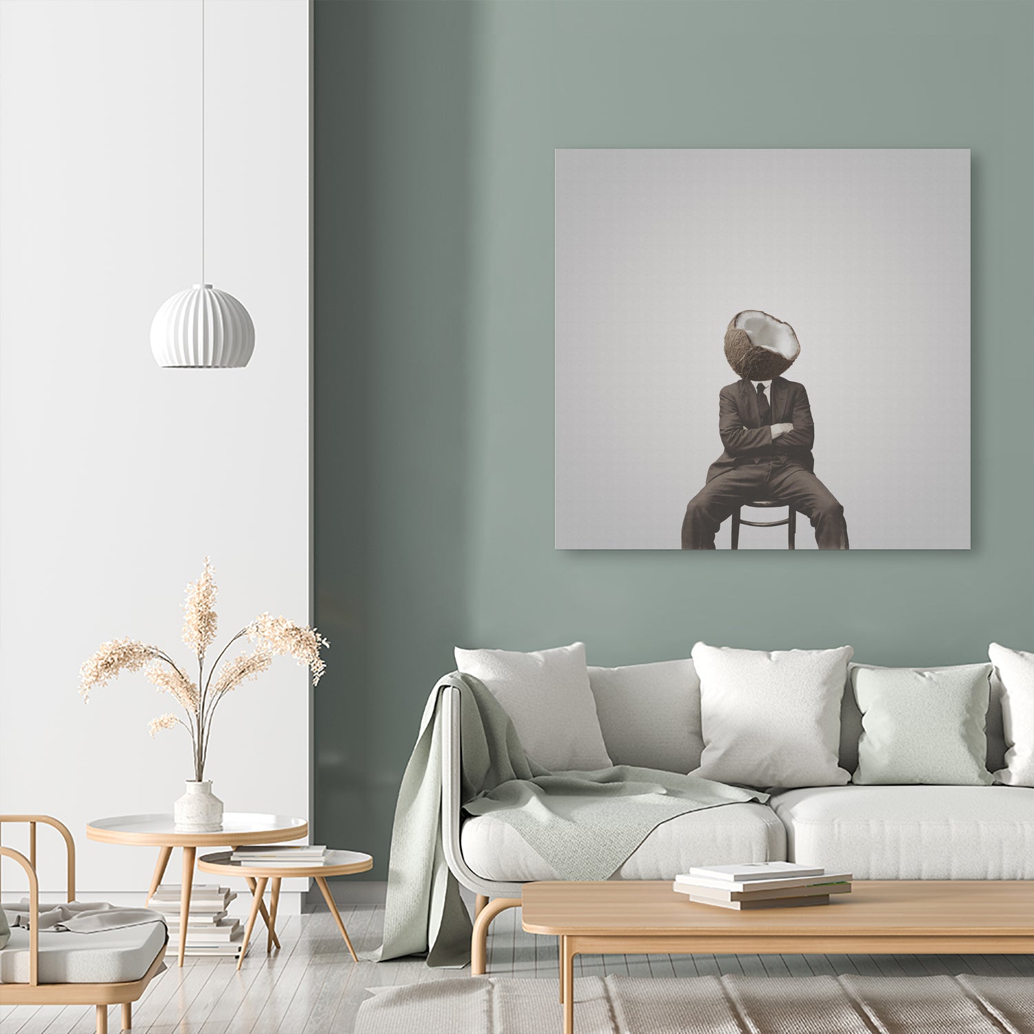 Coconut Mugshot by Isa Valimaki on GIANT ART - brown photo manipulation