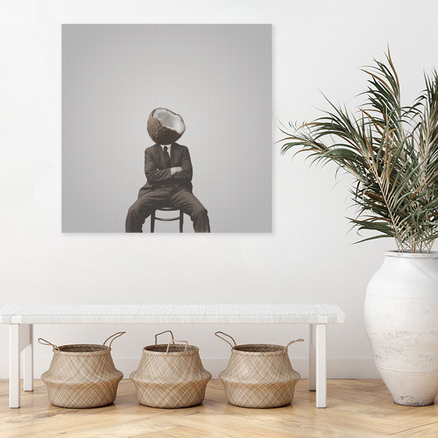 Coconut Mugshot by Isa Valimaki on GIANT ART - brown photo manipulation