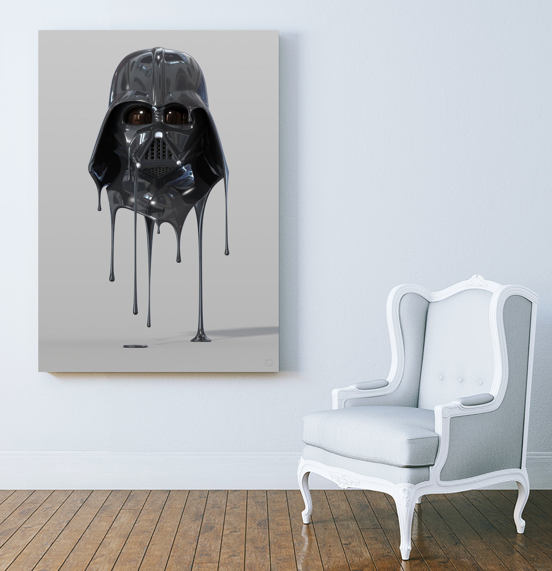 Darth Vader Melting by Urbano Rodriguez on GIANT ART - black 3d art