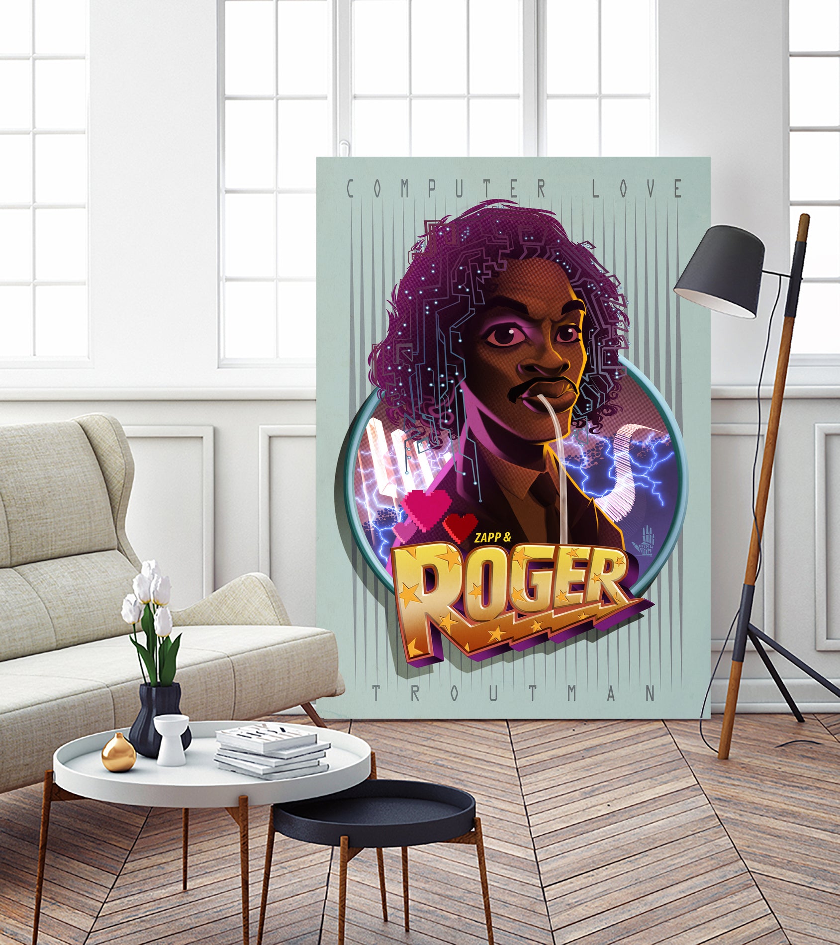 Zapp and ROGER by nelson garcia on GIANT ART - gray character design