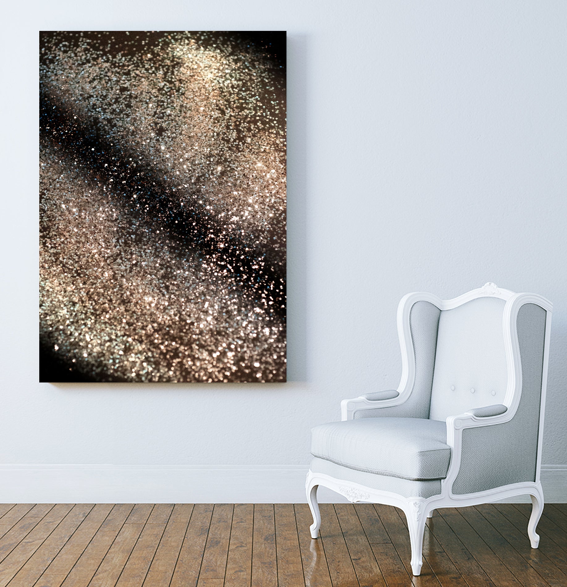 Sparkling GOLD BLACK Lady Glitter #3 #decor #art by Anita & Bella Jantz on GIANT ART - brown photo manipulation