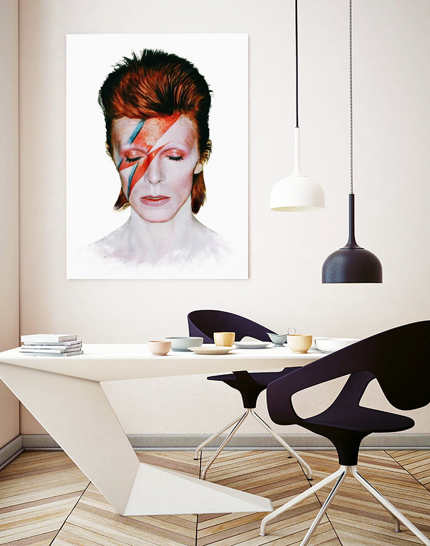 David Bowie Tribute Final by Antoine Dutilh on GIANT ART - white digital painting