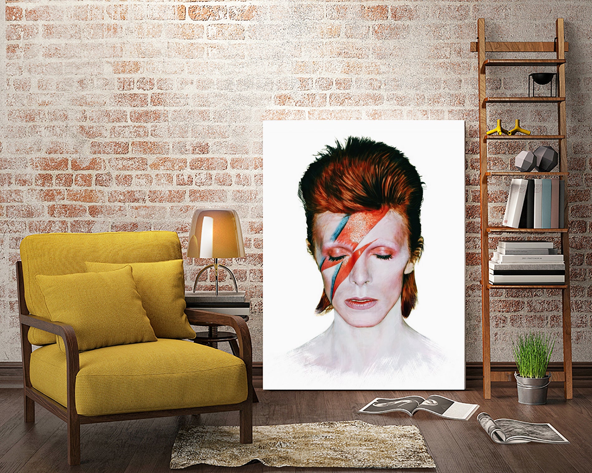 David Bowie Tribute Final by Antoine Dutilh on GIANT ART - white digital painting