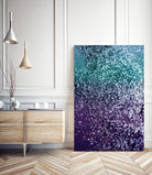 Aqua Purple Ombre Glitter #1 #decor #art by Anita & Bella Jantz on GIANT ART - blue photo manipulation