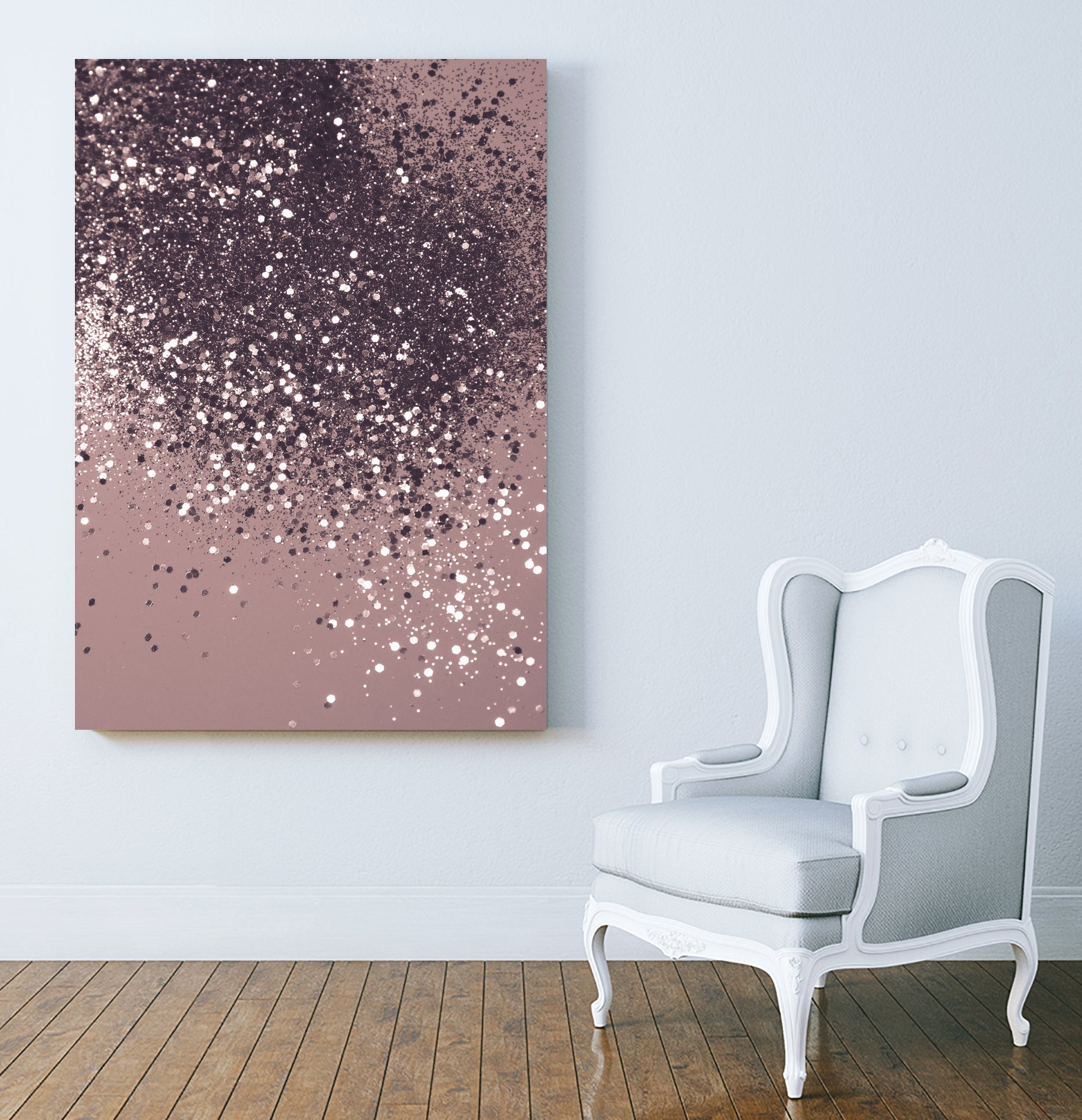 Sparkling Mauve Lady Glitter #3 #shiny #decor #art by Anita & Bella Jantz on GIANT ART - fuchsia photo manipulation