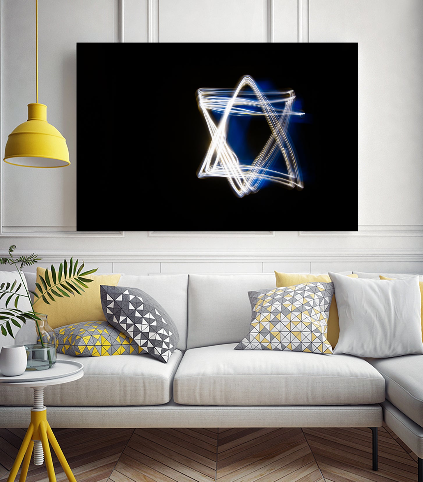 Shield of David by Maor Winetrob on GIANT ART - blue processing/programming