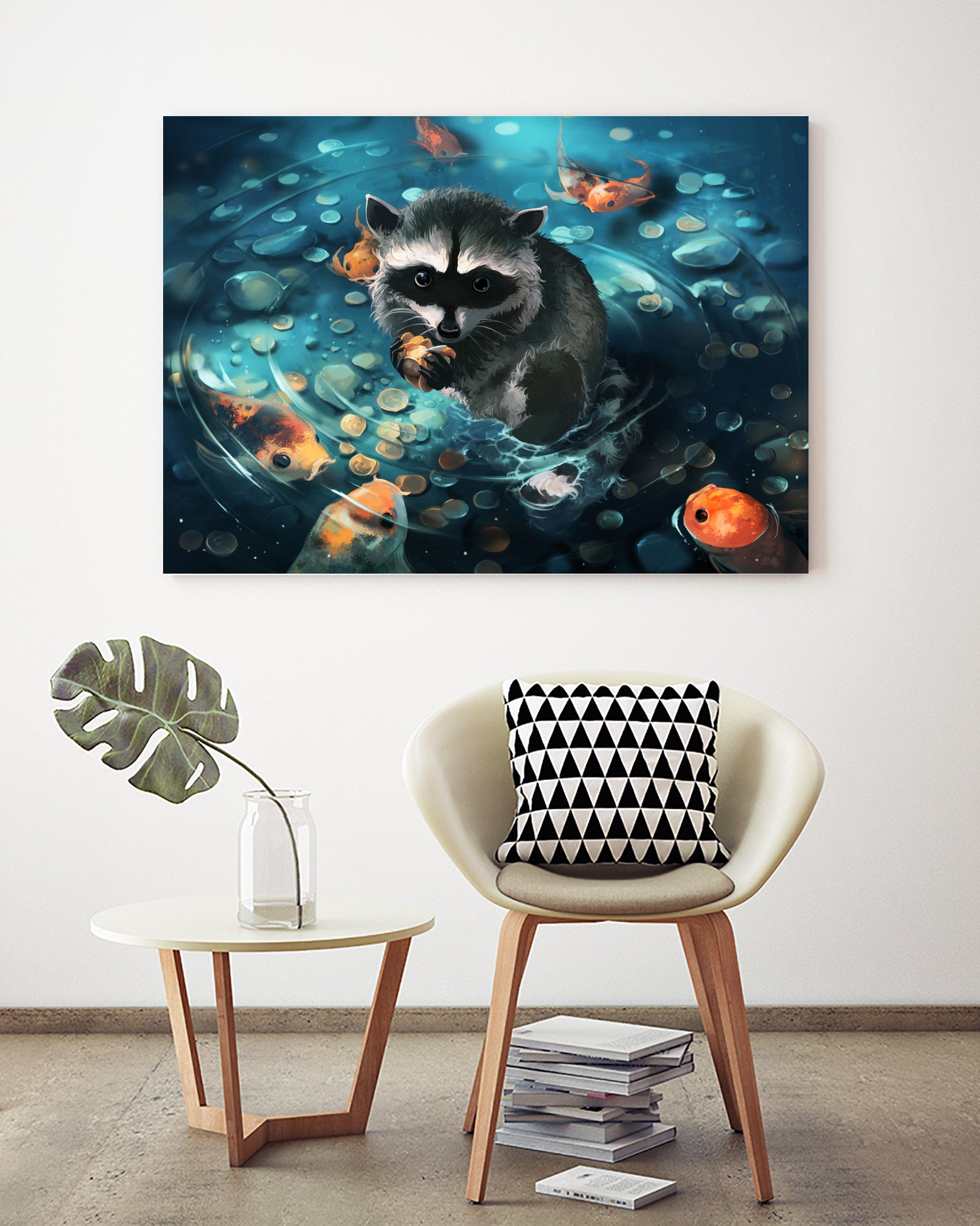 The seven deadly sins : GREED by Cyril Rolando on GIANT ART - blue digital painting