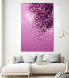 Sparkling Pink Lady Glitter #1 #shiny #decor #art by Anita & Bella Jantz on GIANT ART - pink photo manipulation