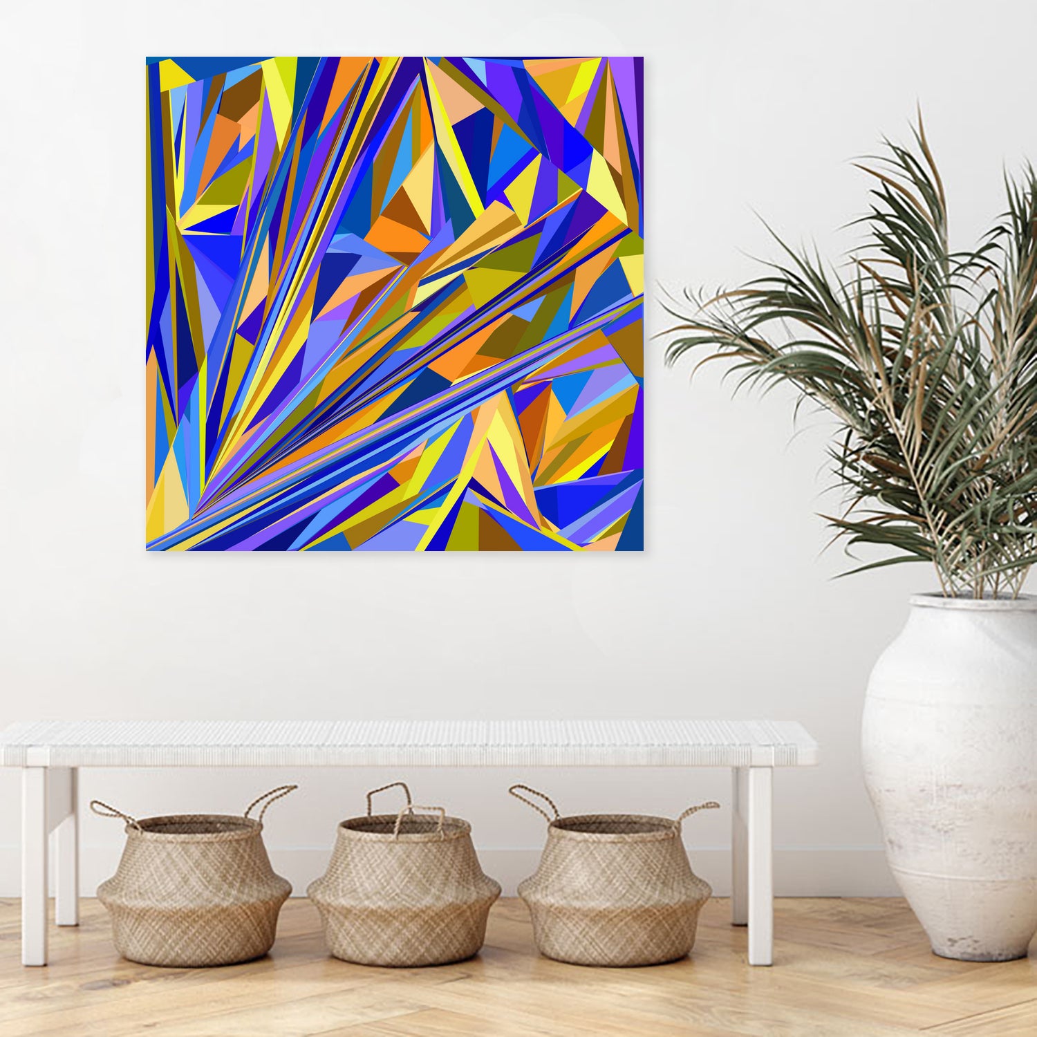 Kandinsky geometry by Dmitry Chernov on GIANT ART - orange digital drawing