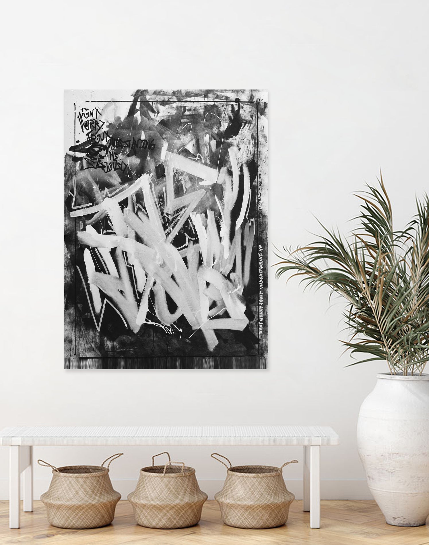 Dont Worry by Nozvvu vvu on GIANT ART - white typography