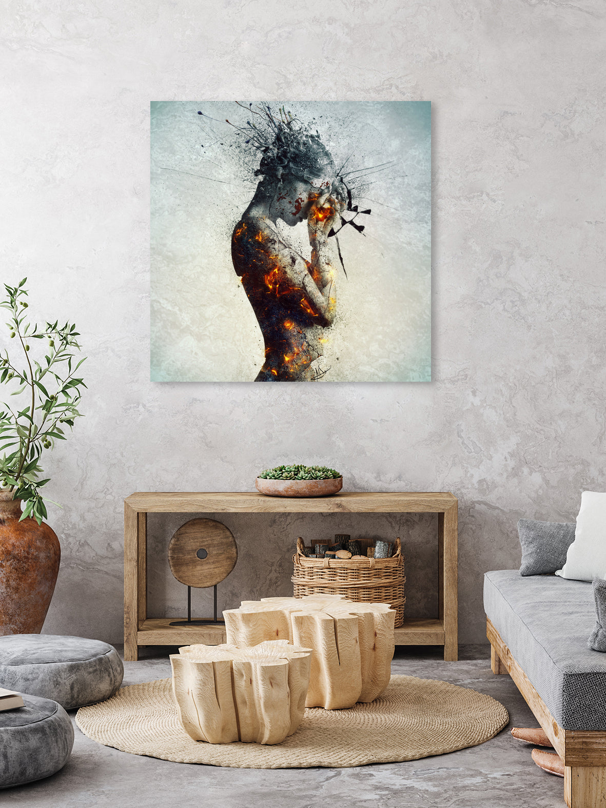 Deliberation by Mario Sánchez Nevado on GIANT ART - gray photo illustration