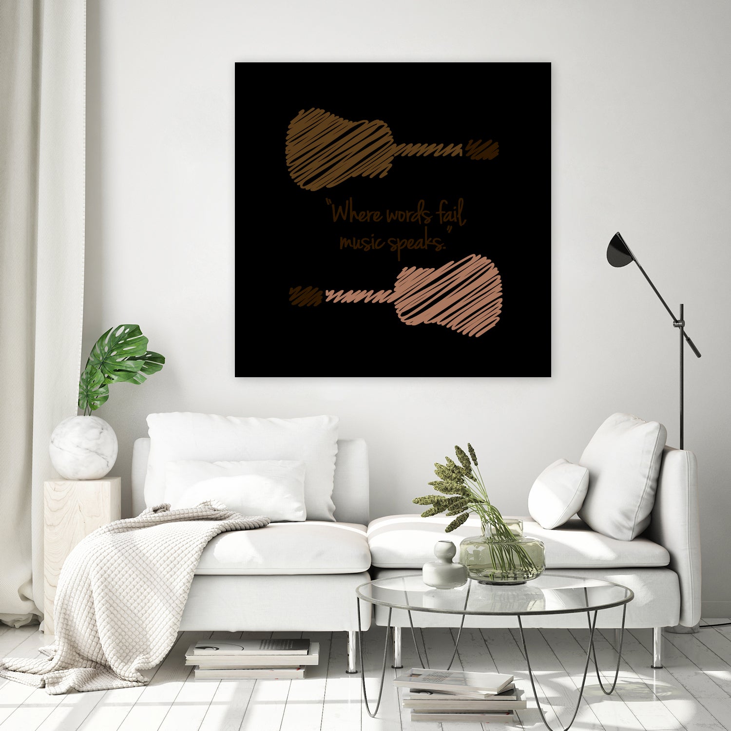Where words fail, music speaks by Hans christian Andersen by Shawlin Mohd on GIANT ART - brown digital drawing